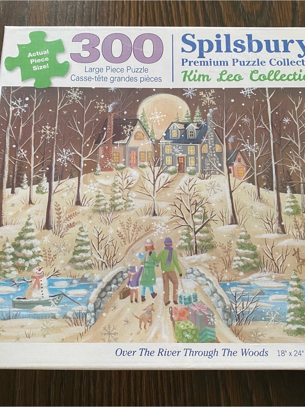 New Spilsbury Over the River Through the Woods 300 Ct Puzzle